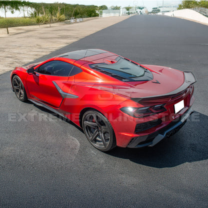 Chevrolet Corvette C8 Z06 / E-Ray DRY CARBON FIBER Side Skirts image 14