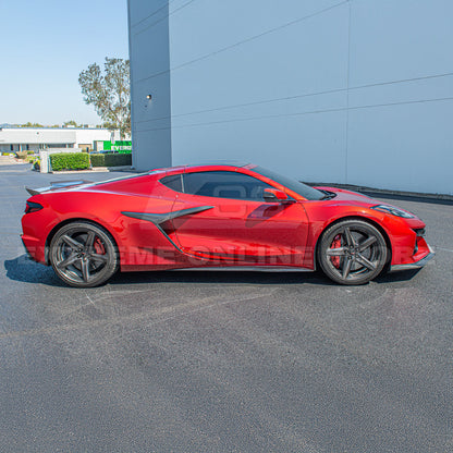 Chevrolet Corvette C8 Z06 / E-Ray DRY CARBON FIBER Side Skirts image 7