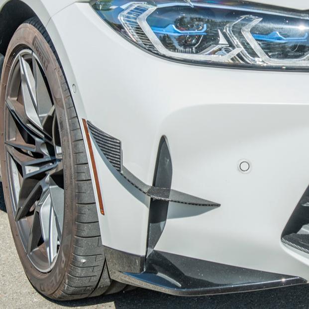 2021-Up BMW G80 M3 G82 G83 M4 Front Bumper Canard Splitter image 2
