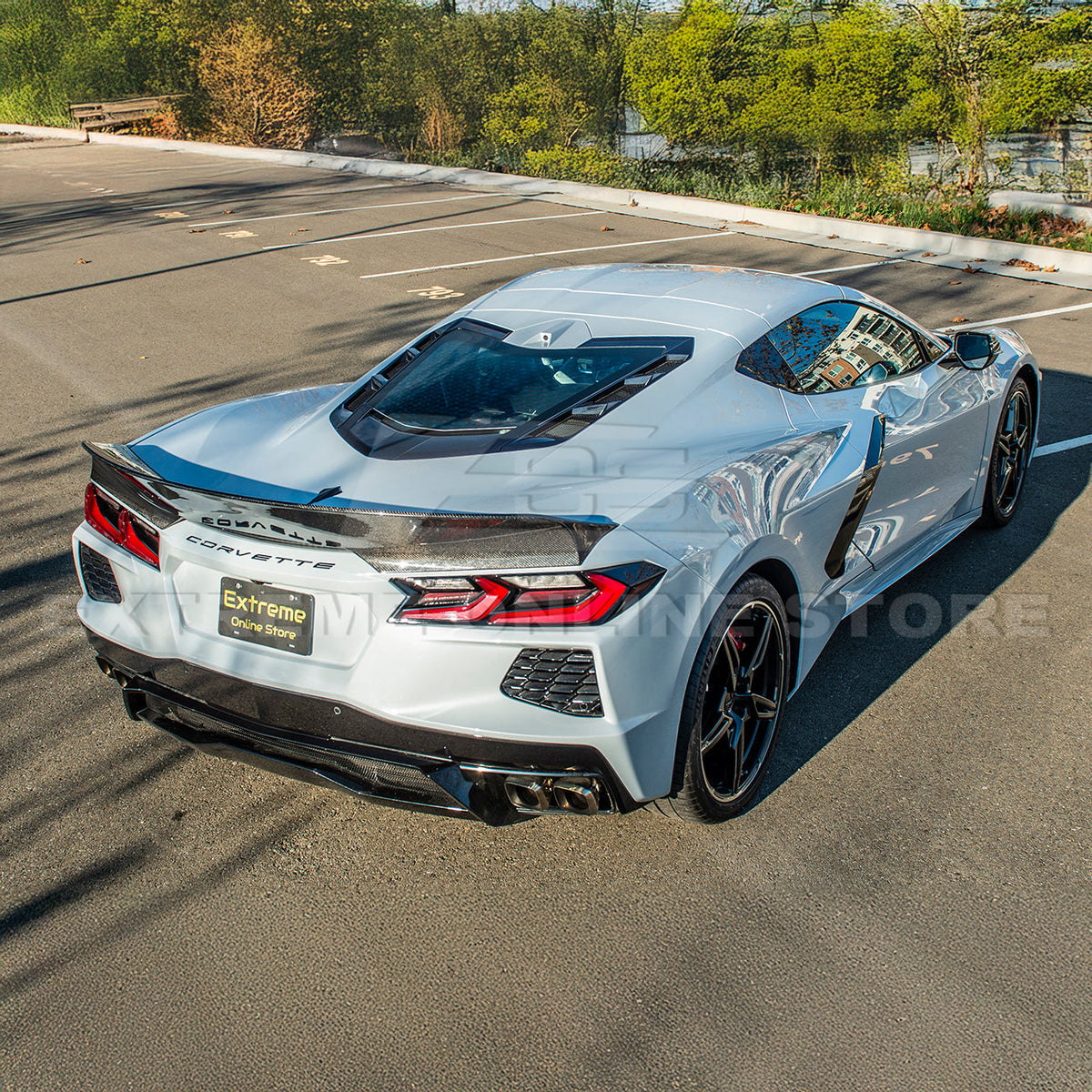 Ducktail Package Corvette C8 Stingray Rear Trunk Spoiler image 51