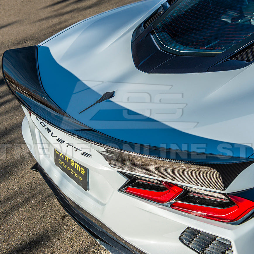 Ducktail Package Corvette C8 Stingray Rear Trunk Spoiler image 61