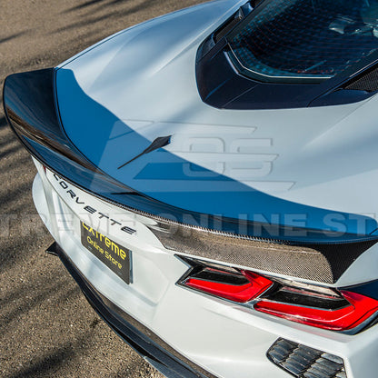 Ducktail Package Corvette C8 Stingray Rear Trunk Spoiler image 61
