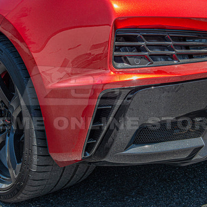 Chevrolet Corvette C8 Z06 DRY CARBON FIBER Rear Side Vent Cover image 9