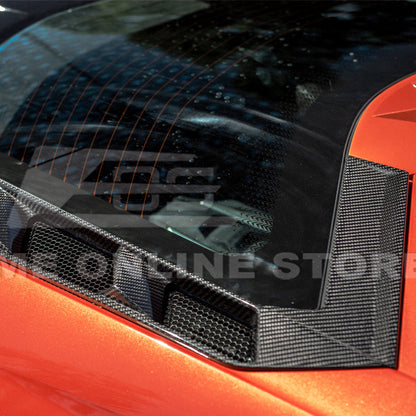 Corvette C8 Coupe DRY CARBON FIBER Rear Hatch Vent image 10