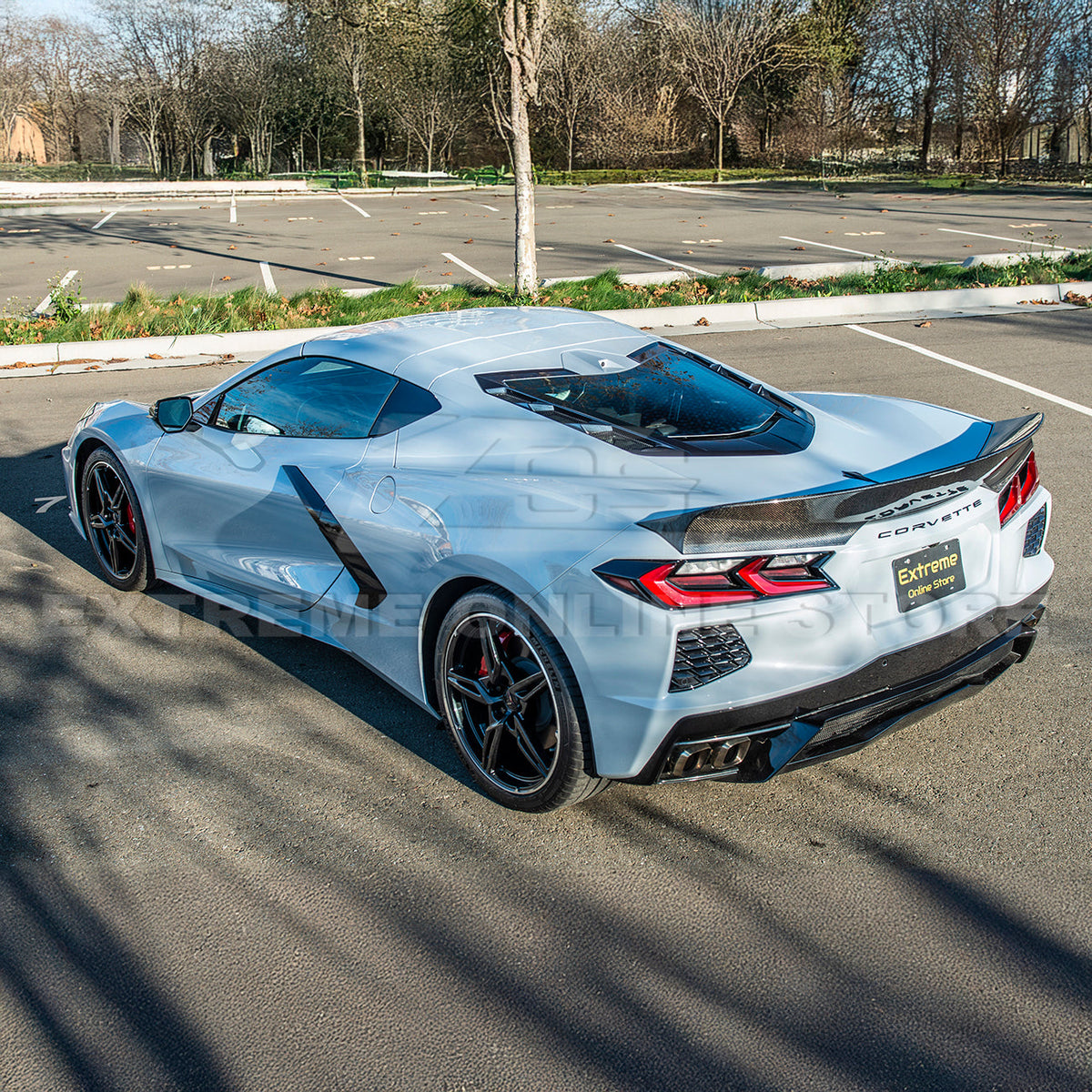 Ducktail Package Corvette C8 Stingray Rear Trunk Spoiler image 56
