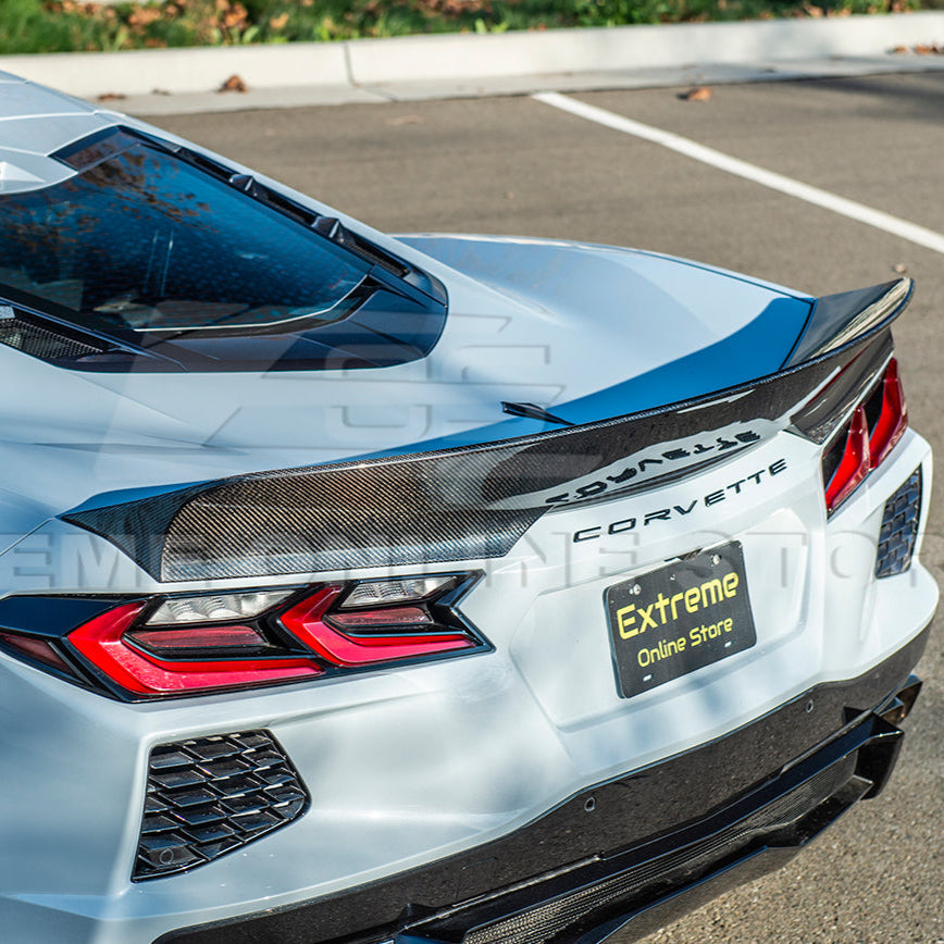 Ducktail Package Corvette C8 Stingray Rear Trunk Spoiler image 58