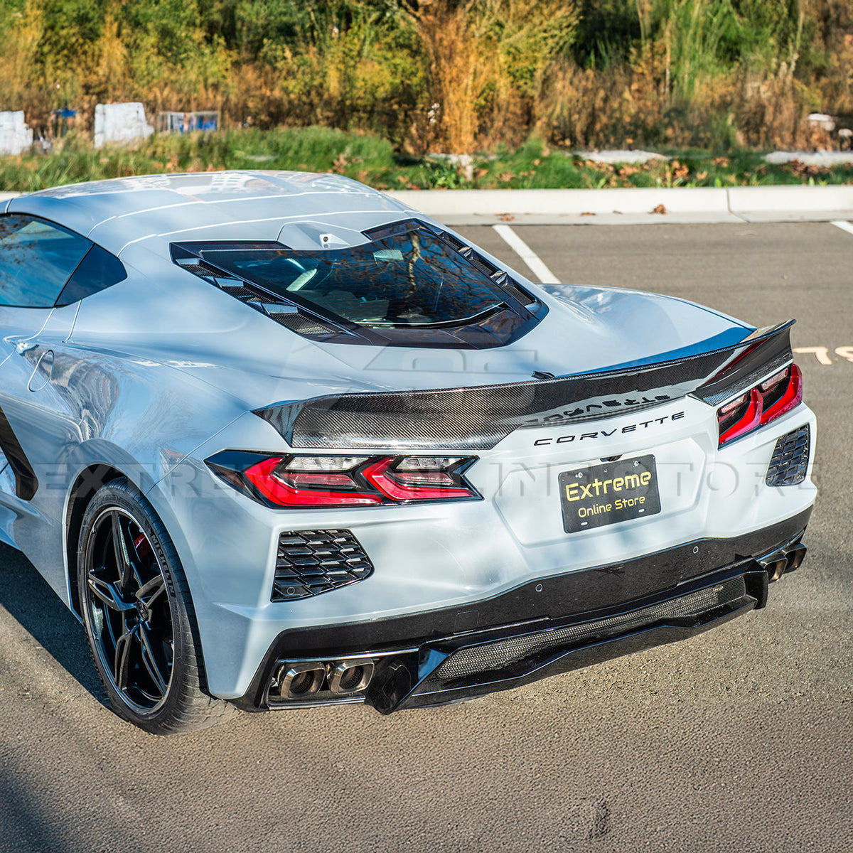 Ducktail Package Corvette C8 Stingray Rear Trunk Spoiler image 57