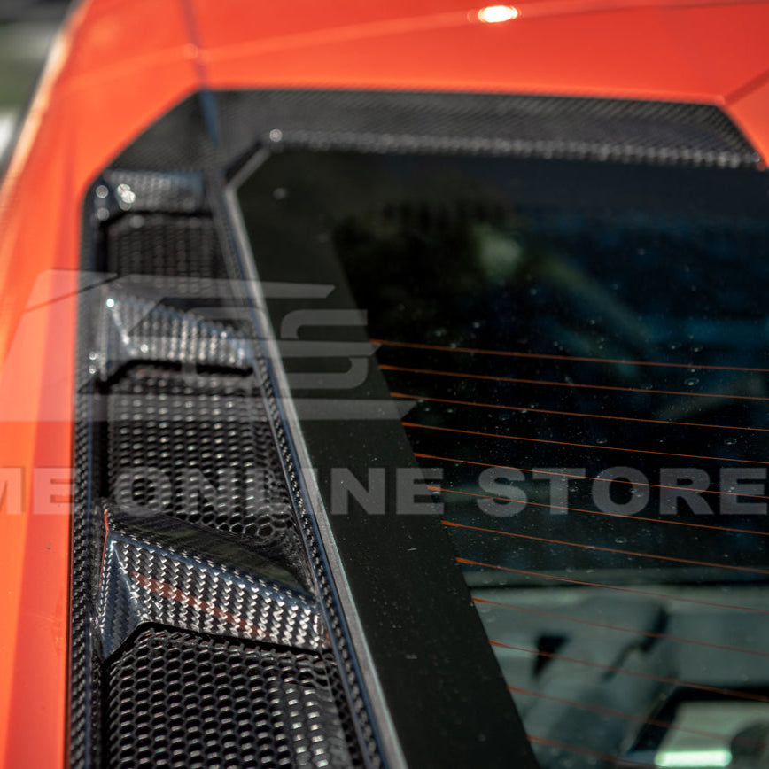 Corvette C8 Coupe DRY CARBON FIBER Rear Hatch Vent image 11