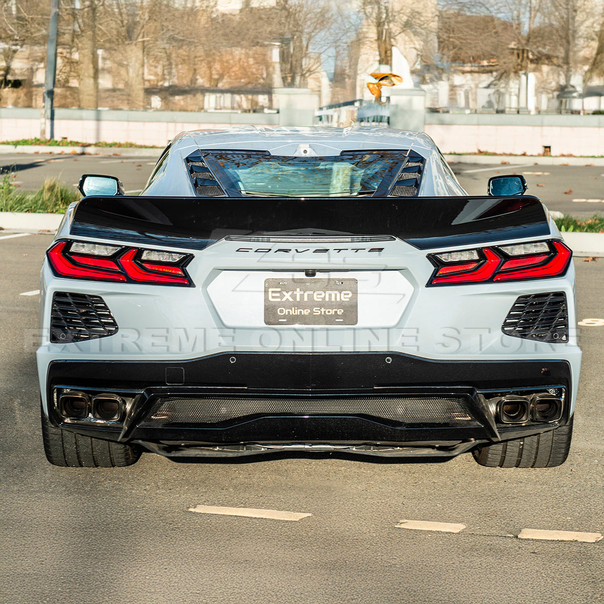 Ducktail Package Corvette C8 Stingray Rear Trunk Spoiler image 30