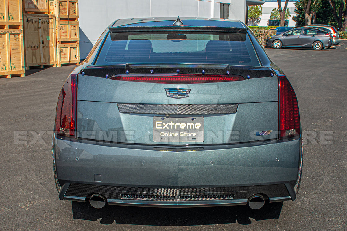 2009-15 Cadillac CTS-V Sedan DRY Carbon Fiber Trunk Insert image 3