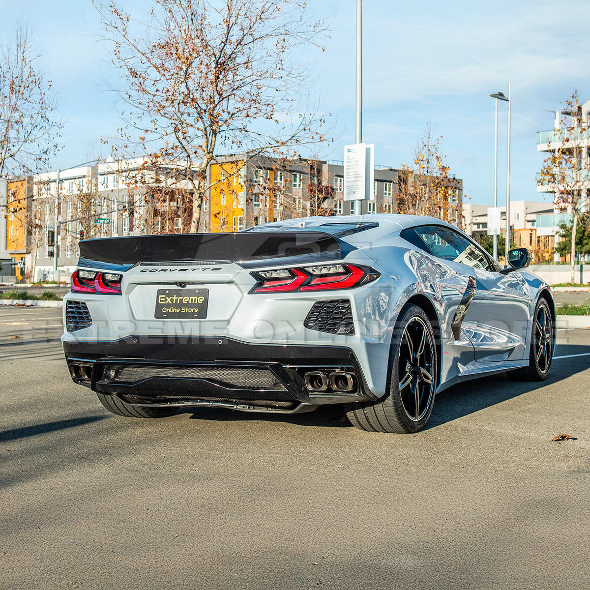 Ducktail Package Corvette C8 Stingray Rear Trunk Spoiler image 34