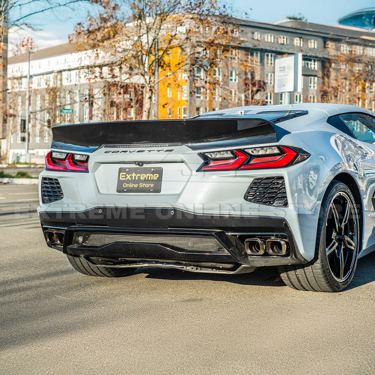 Ducktail Package Corvette C8 Stingray Rear Trunk Spoiler image 35
