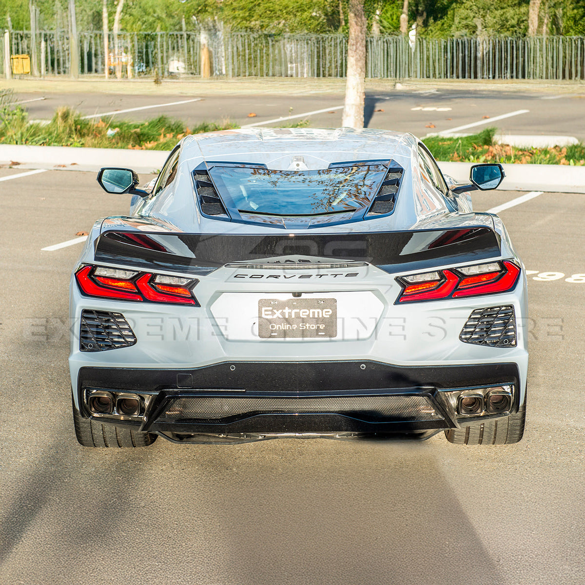 Ducktail Package Corvette C8 Stingray Rear Trunk Spoiler image 31