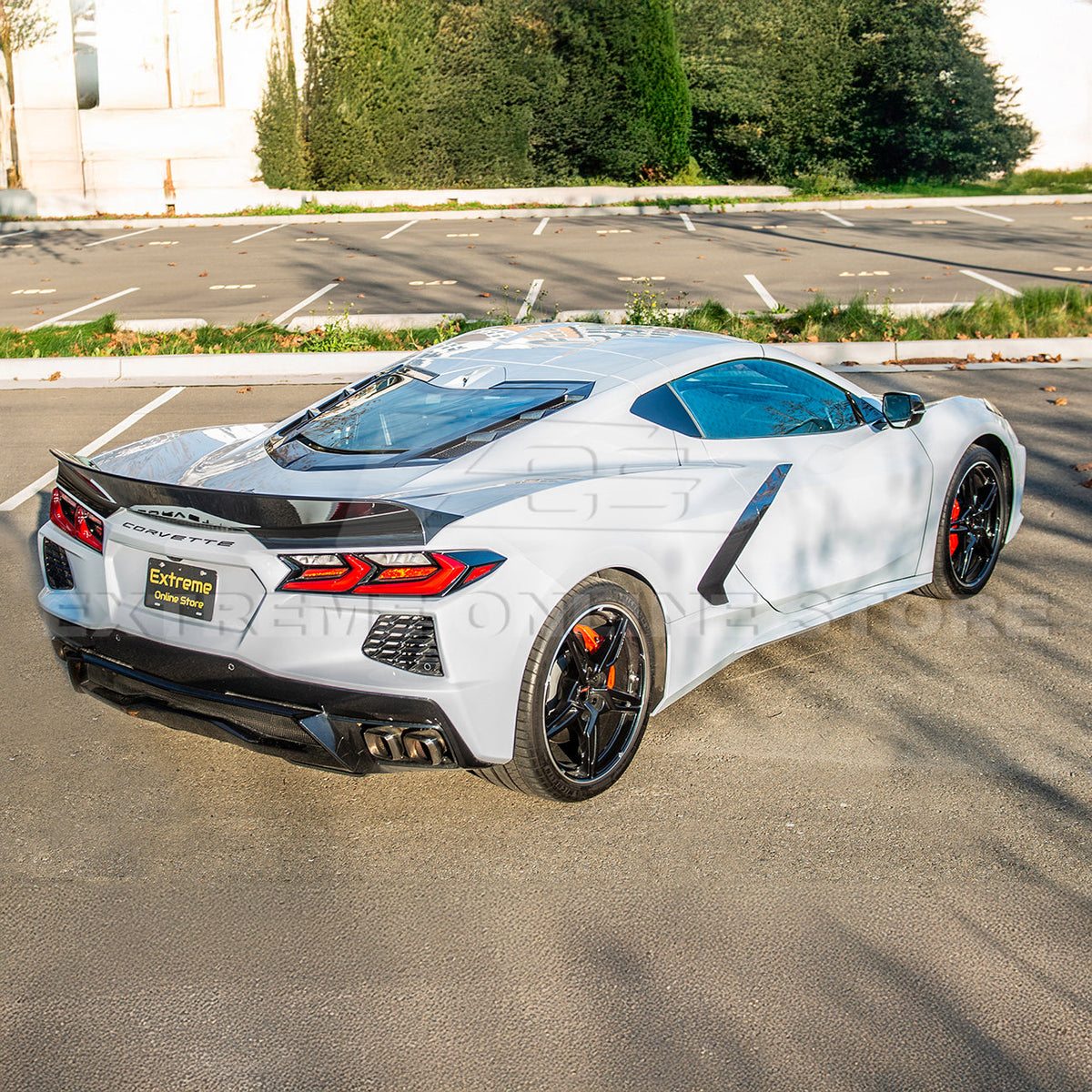 Ducktail Package Corvette C8 Stingray Rear Trunk Spoiler image 33