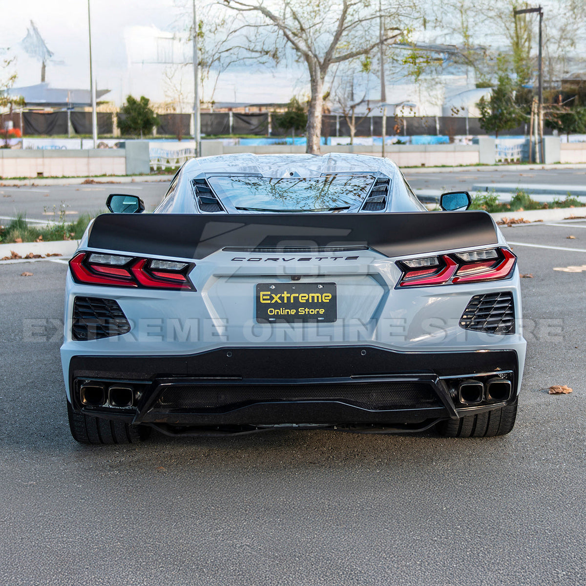 Ducktail Package Corvette C8 Stingray Rear Trunk Spoiler image 9