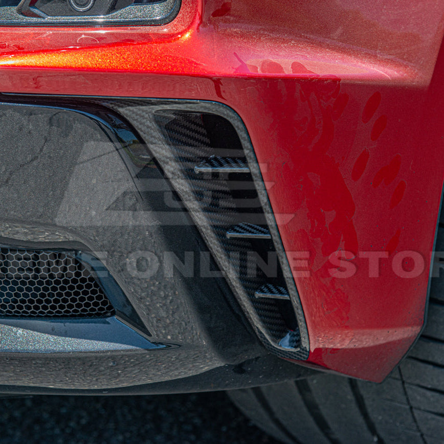 Chevrolet Corvette C8 Z06 DRY CARBON FIBER Rear Side Vent Cover image 10