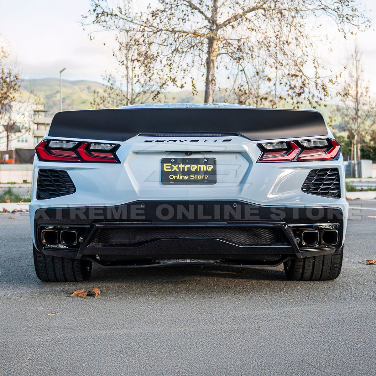 Ducktail Package Corvette C8 Stingray Rear Trunk Spoiler image 8