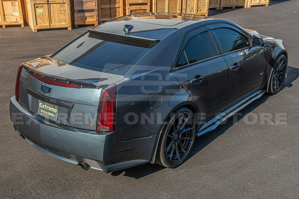 2009-15 Cadillac CTS-V Sedan DRY Carbon Fiber Trunk Insert image 4