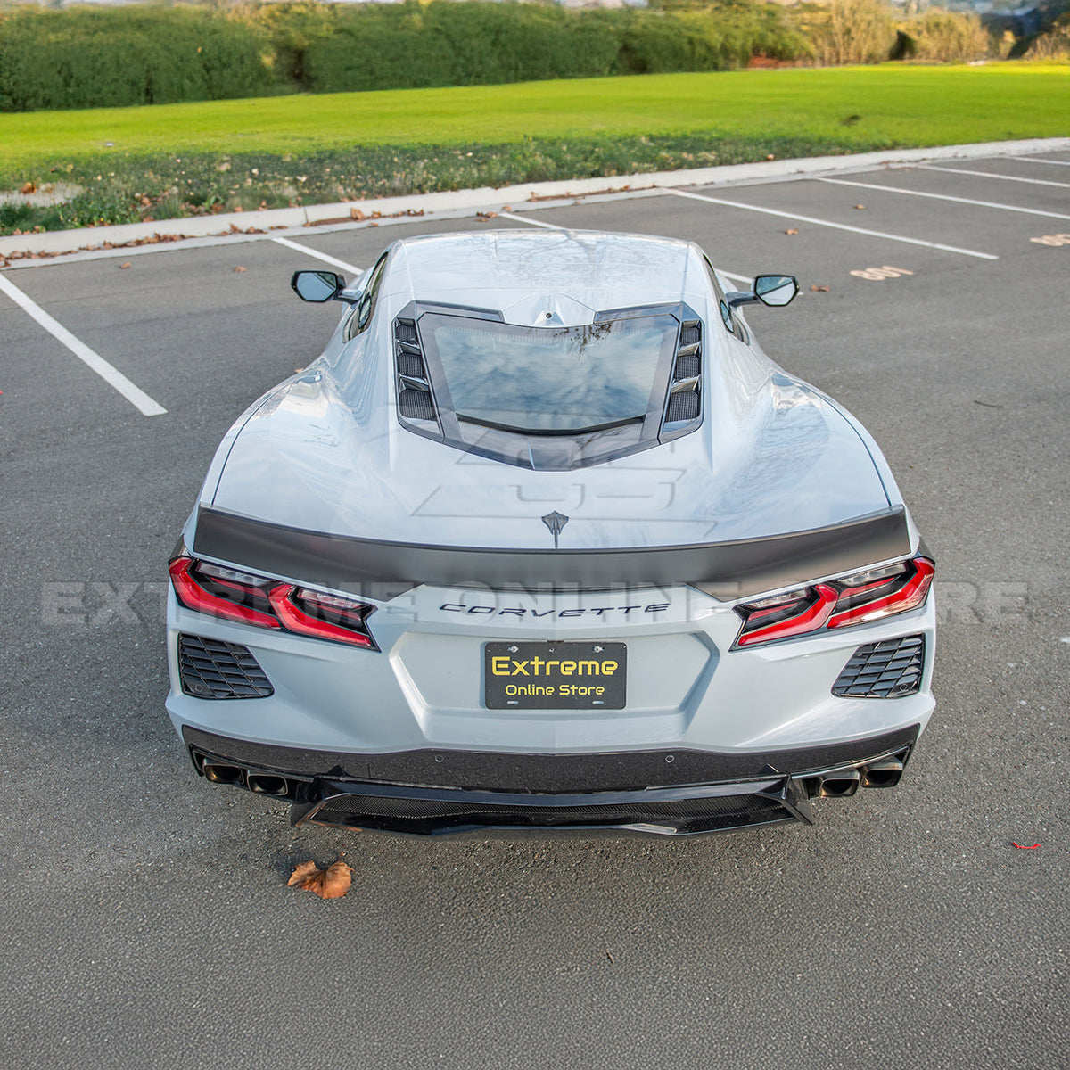 Ducktail Package Corvette C8 Stingray Rear Trunk Spoiler image 10
