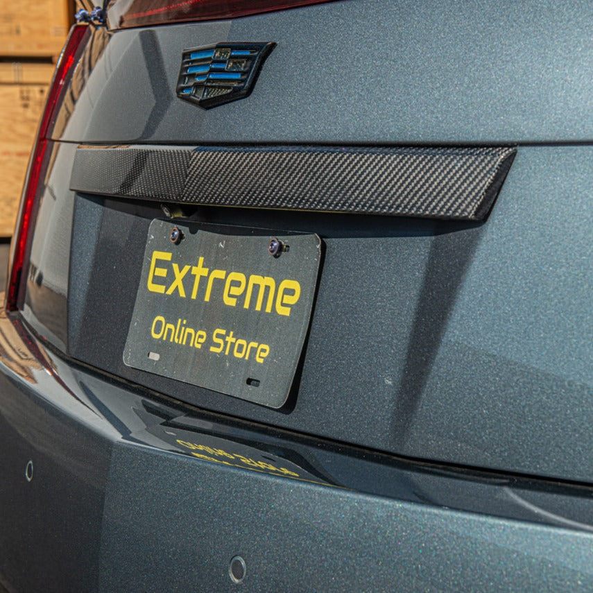 2009-15 Cadillac CTS-V Sedan DRY Carbon Fiber Trunk Insert image 2