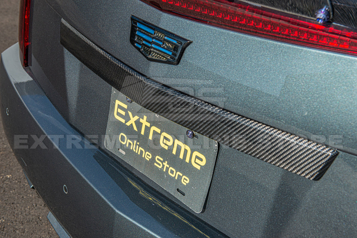 2009-15 Cadillac CTS-V Sedan DRY Carbon Fiber Trunk Insert image 6