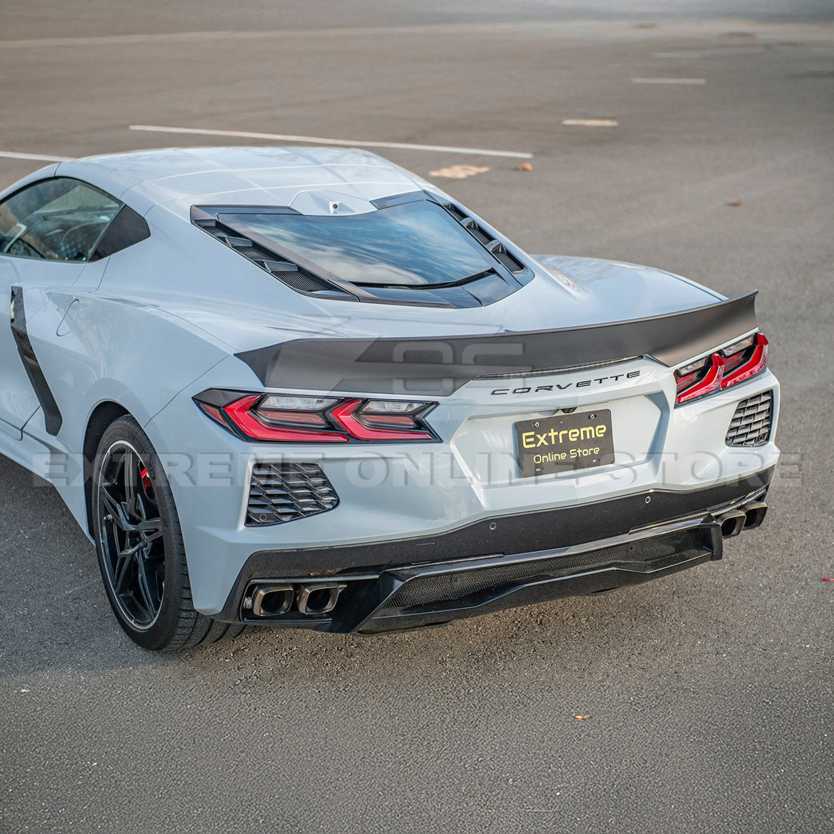 Ducktail Package Corvette C8 Stingray Rear Trunk Spoiler image 7
