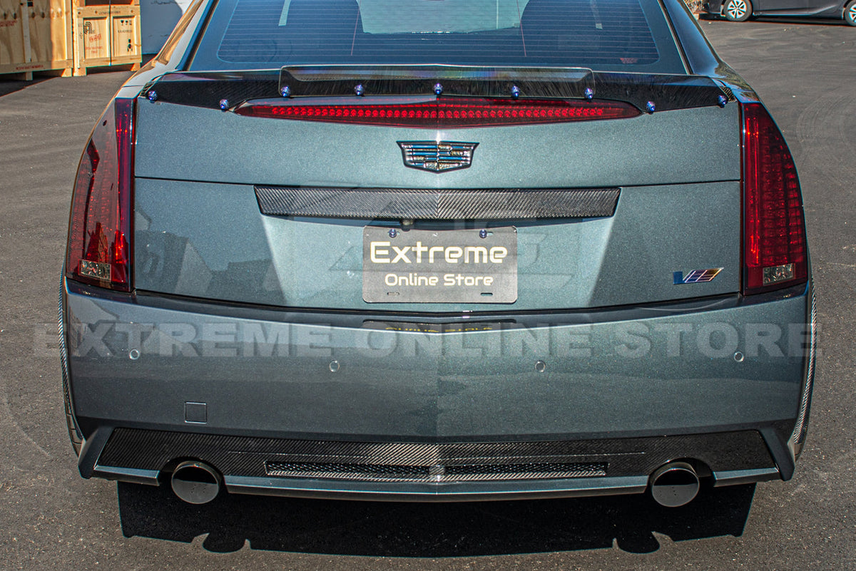 2009-15 Cadillac CTS-V Sedan DRY Carbon Fiber Trunk Insert image 7