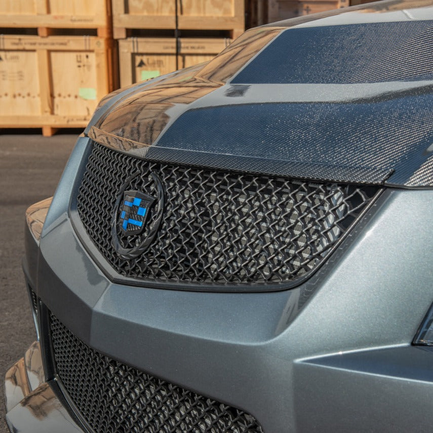 2009-15 Cadillac CTS-V DRY Carbon Fiber Front Hood Trim image 2