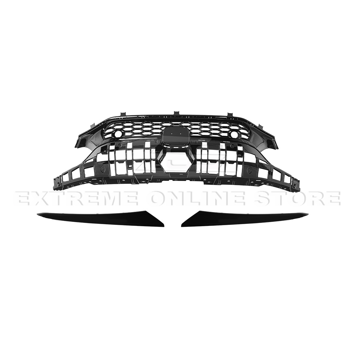 2022-24 Honda Civic Sedan Type-R Style Front Bumper Grille Cover image 15