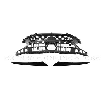 2022-24 Honda Civic Sedan Type-R Style Front Bumper Grille Cover image 15