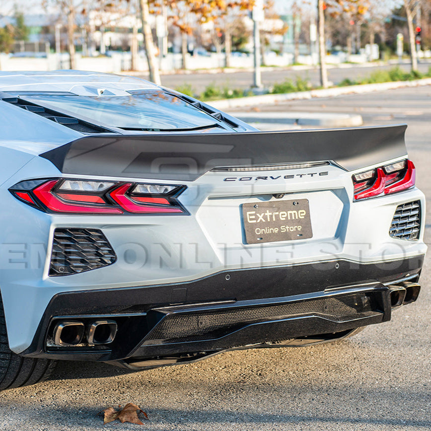 Ducktail Package Corvette C8 Stingray Rear Trunk Spoiler image 12