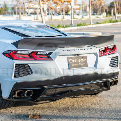Ducktail Package Corvette C8 Stingray Rear Trunk Spoiler image 12