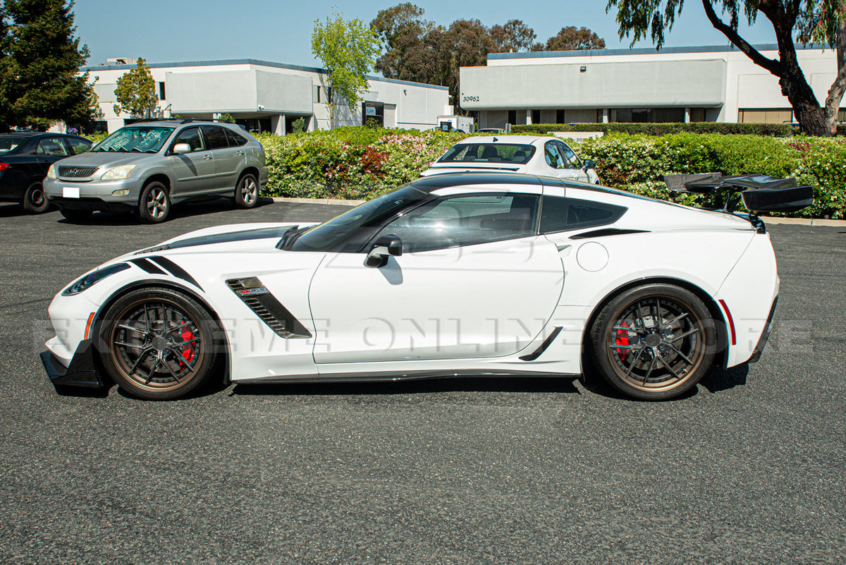 Corvette C7 Z06 DRY CARBON FIBER Rear Quarter Extension image 9