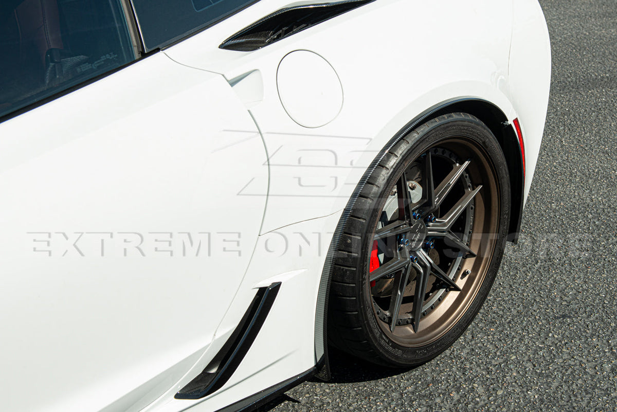 Corvette C7 Z06 DRY CARBON FIBER Rear Quarter Extension image 10