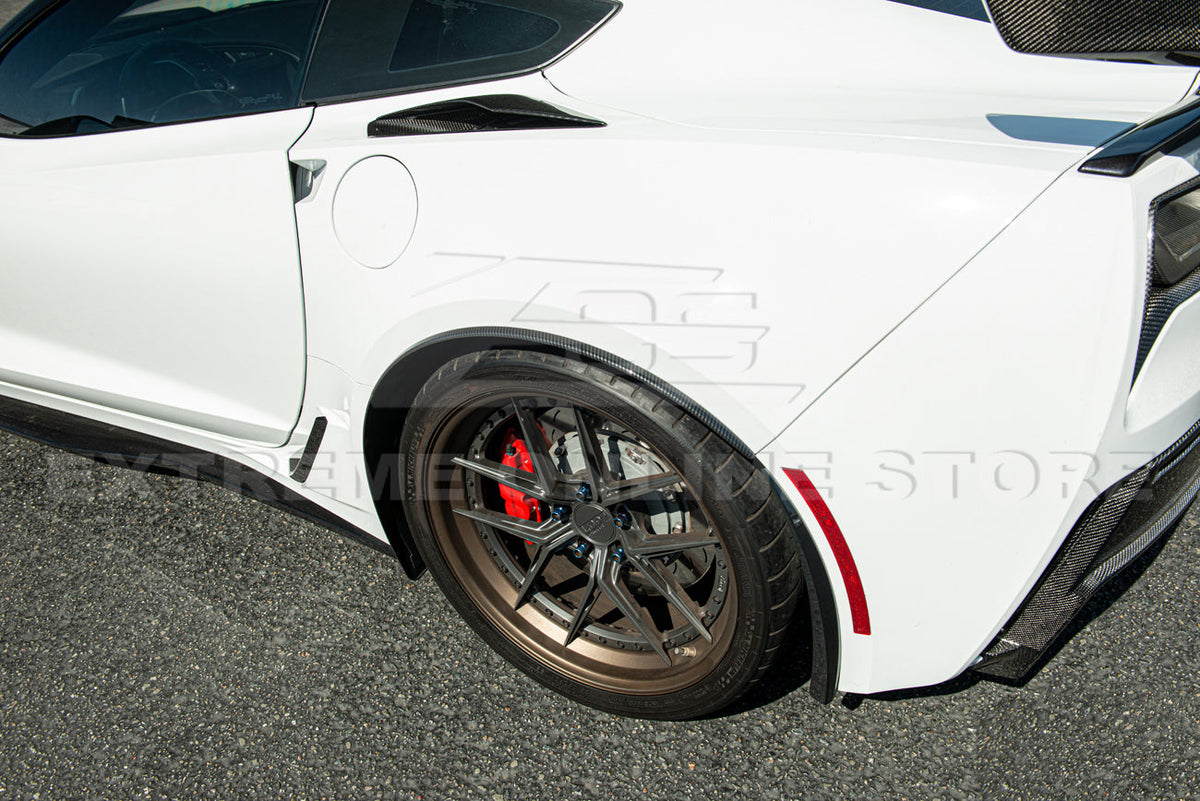 Corvette C7 Z06 DRY CARBON FIBER Rear Quarter Extension image 12