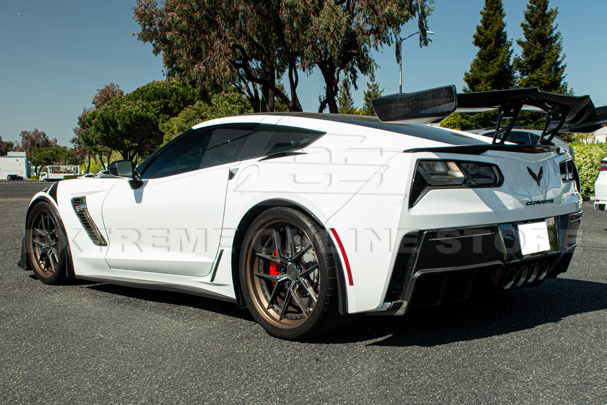 Corvette C7 Z06 DRY CARBON FIBER Rear Quarter Extension image 8