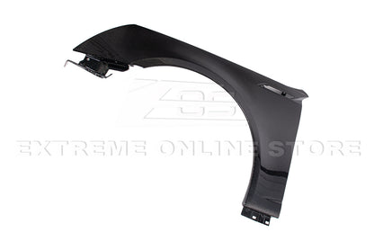 2009-15 Cadillac CTS-V Carbon Fiber Front Side Fender Trim Cover image 3