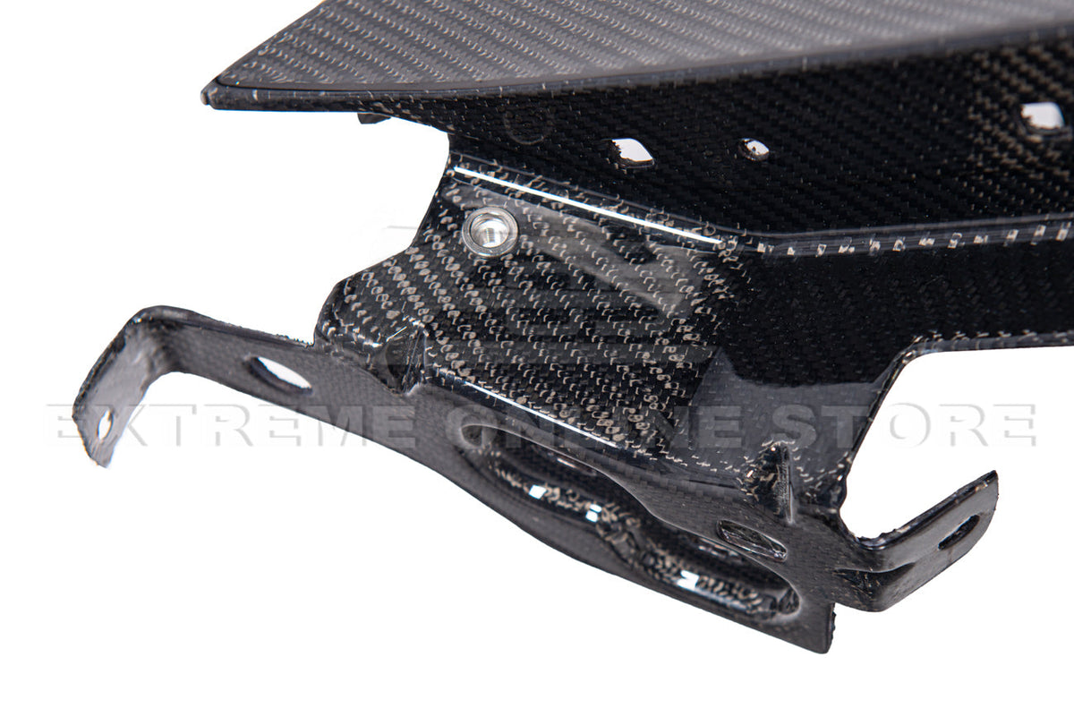 2009-15 Cadillac CTS-V Carbon Fiber Front Side Fender Trim Cover image 5