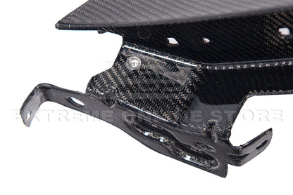 2009-15 Cadillac CTS-V Carbon Fiber Front Side Fender Trim Cover image 5