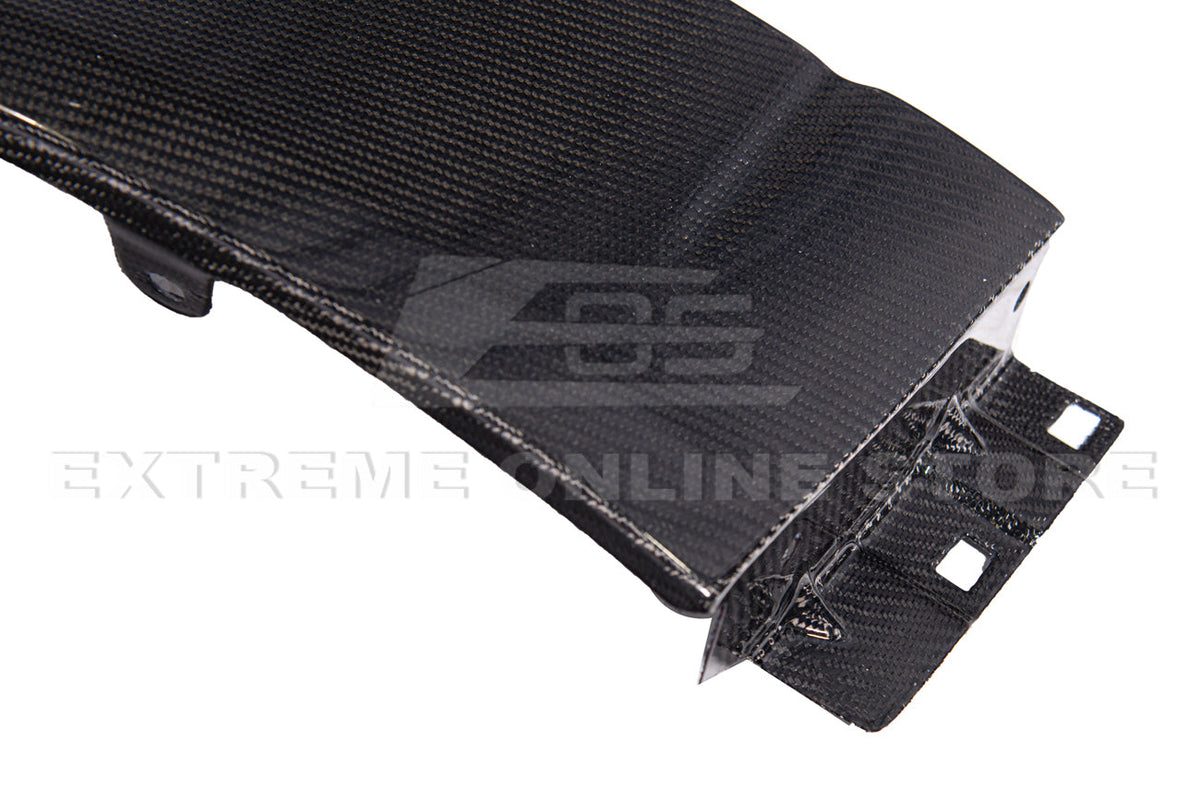 2009-15 Cadillac CTS-V Carbon Fiber Front Side Fender Trim Cover image 6