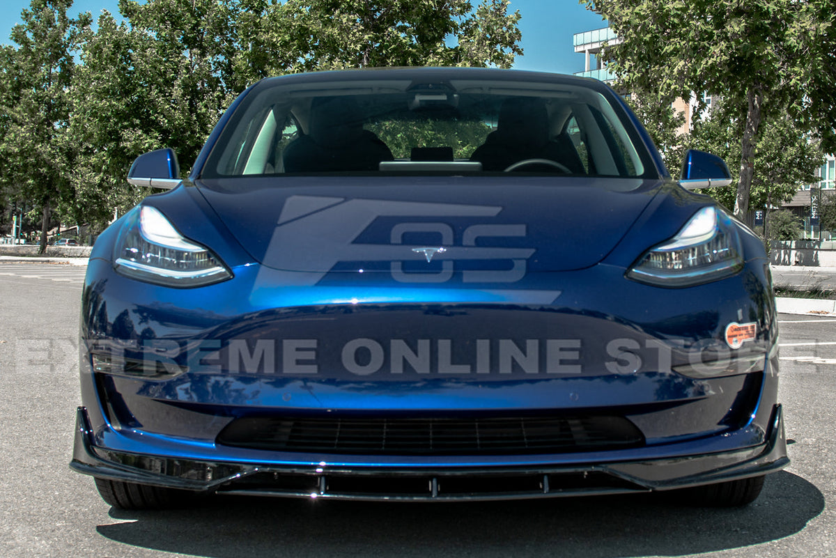 2017-23 Tesla Model 3 Performance Front Splitter & Side Skirts image 10
