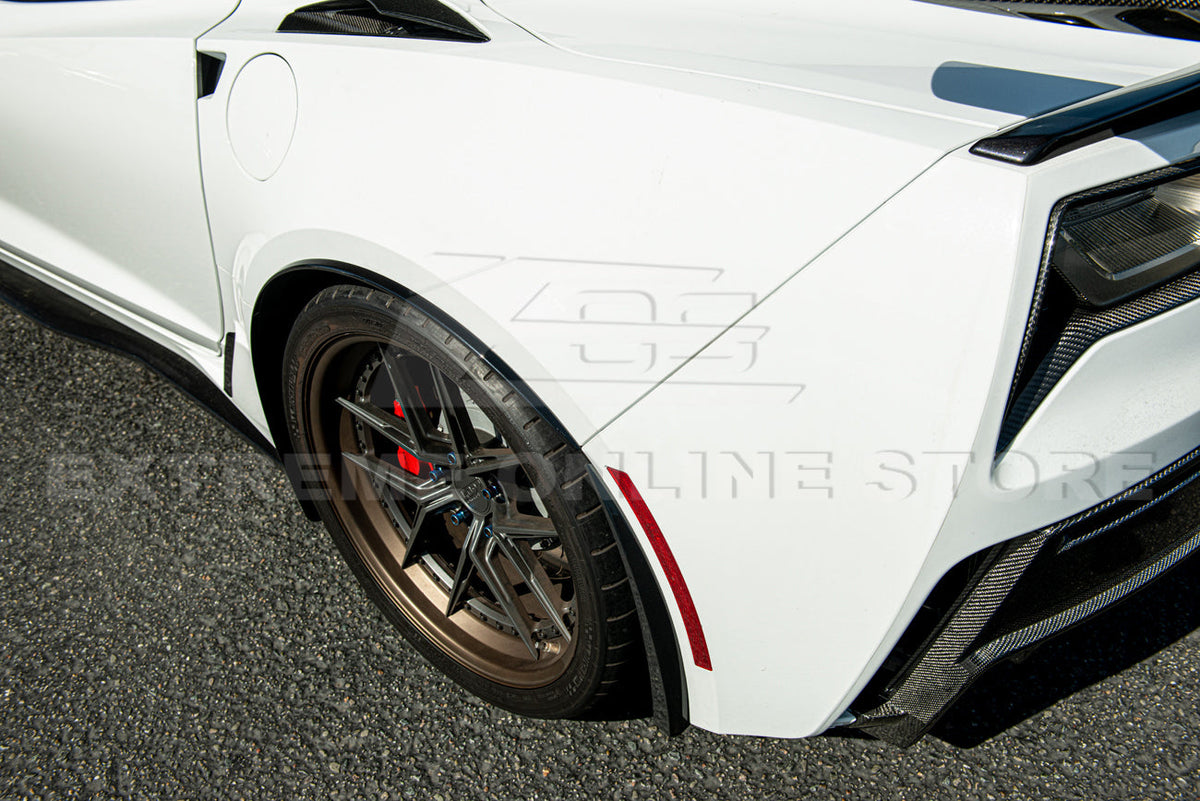 Corvette C7 Z06 DRY CARBON FIBER Rear Quarter Extension image 23