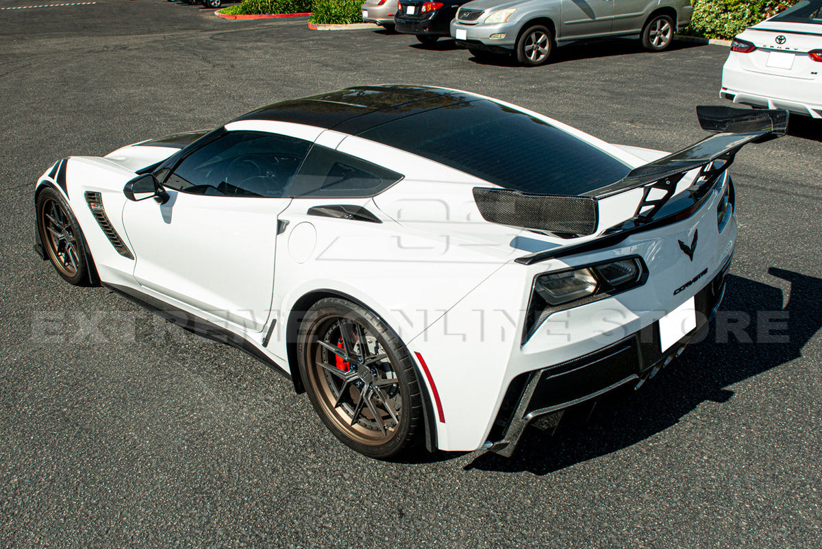 Corvette C7 Z06 DRY CARBON FIBER Rear Quarter Extension image 24