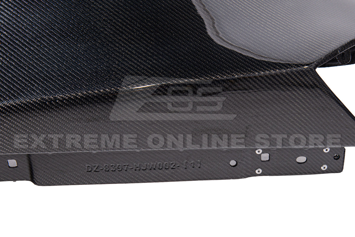 2009-15 Cadillac CTS-V Carbon Fiber Front Side Fender Trim Cover image 8