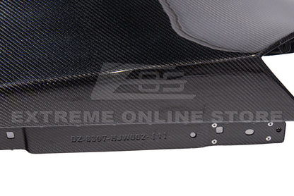 2009-15 Cadillac CTS-V Carbon Fiber Front Side Fender Trim Cover image 8