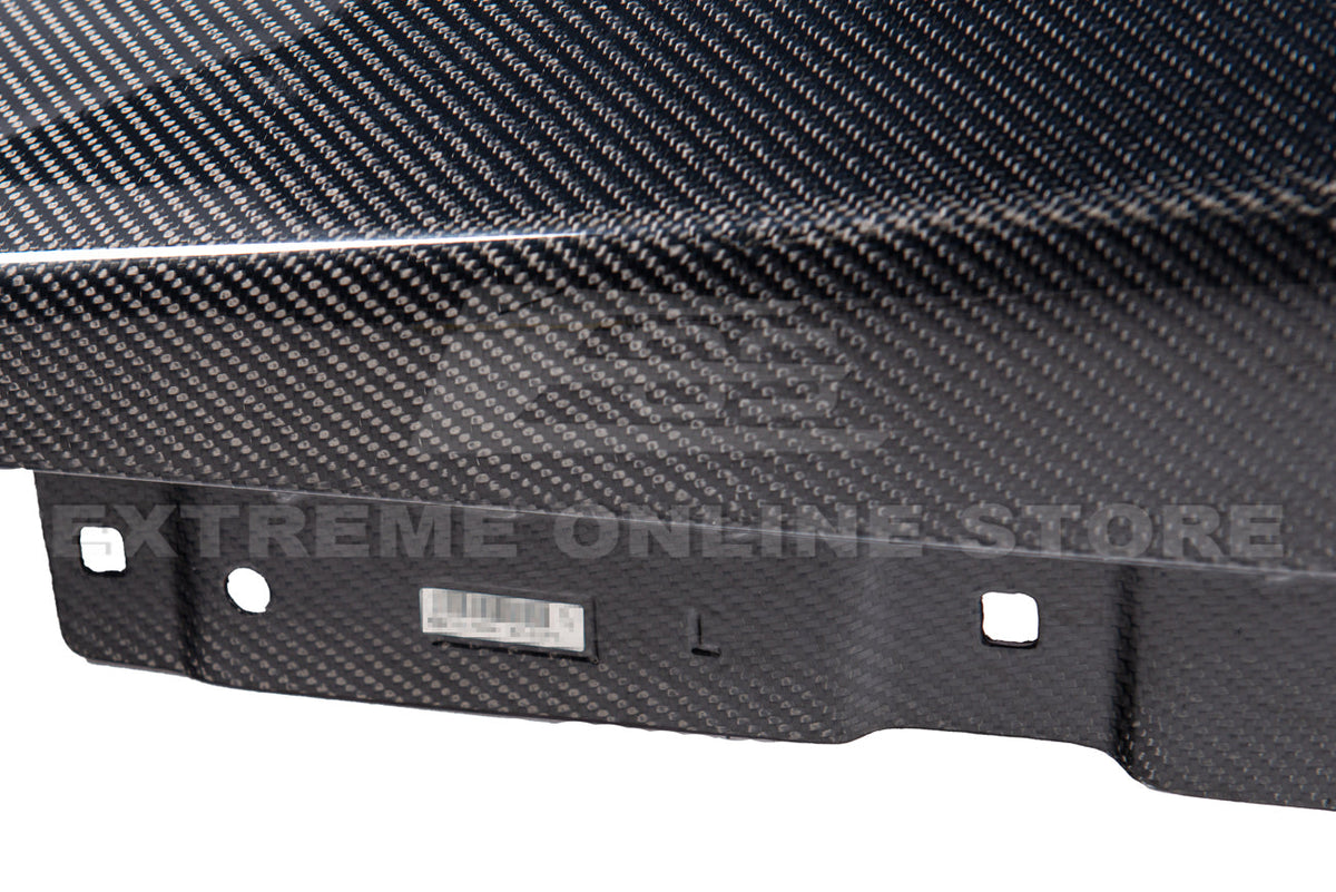 2009-15 Cadillac CTS-V Carbon Fiber Front Side Fender Trim Cover image 9