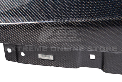 2009-15 Cadillac CTS-V Carbon Fiber Front Side Fender Trim Cover image 9