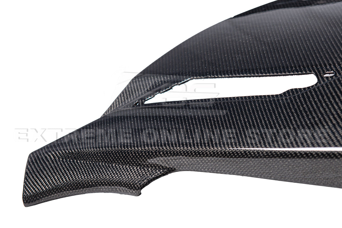 2009-15 Cadillac CTS-V Carbon Fiber Front Side Fender Trim Cover image 7
