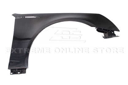 2009-15 Cadillac CTS-V Carbon Fiber Front Side Fender Trim Cover image 11
