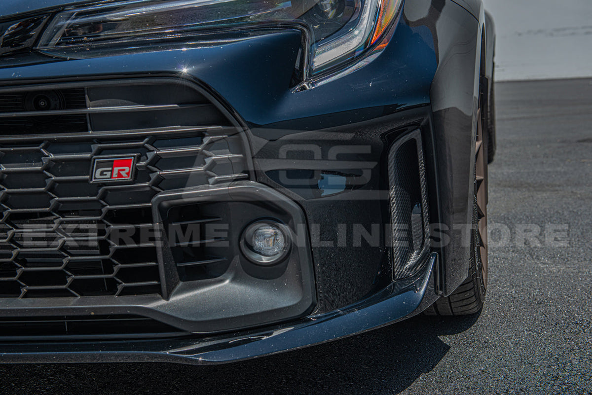 2023-Up GR Toyota Corolla Carbon Fiber Front Bumper Hol Grille image 4